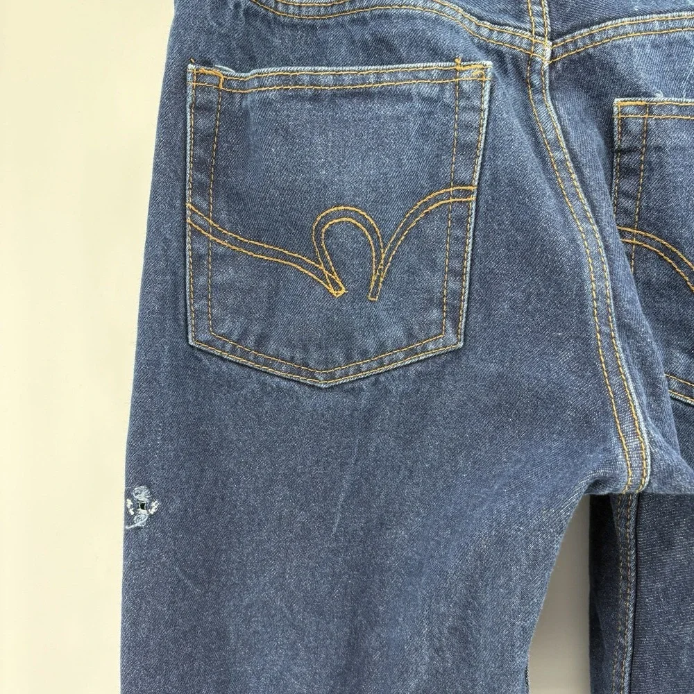 Vintage Rocawear Jeans 33x30 Dark Wash Baggy Loose Y2K Skater Hip Hop Streetwear